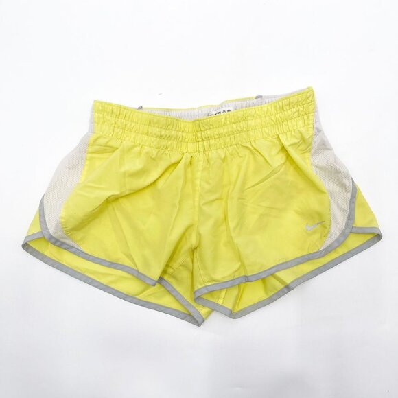 2/$30 Nike Tempo Athletic Running Dri-Fit Jogging Shorts Yellow Workout Medium - Picture 2 of 7